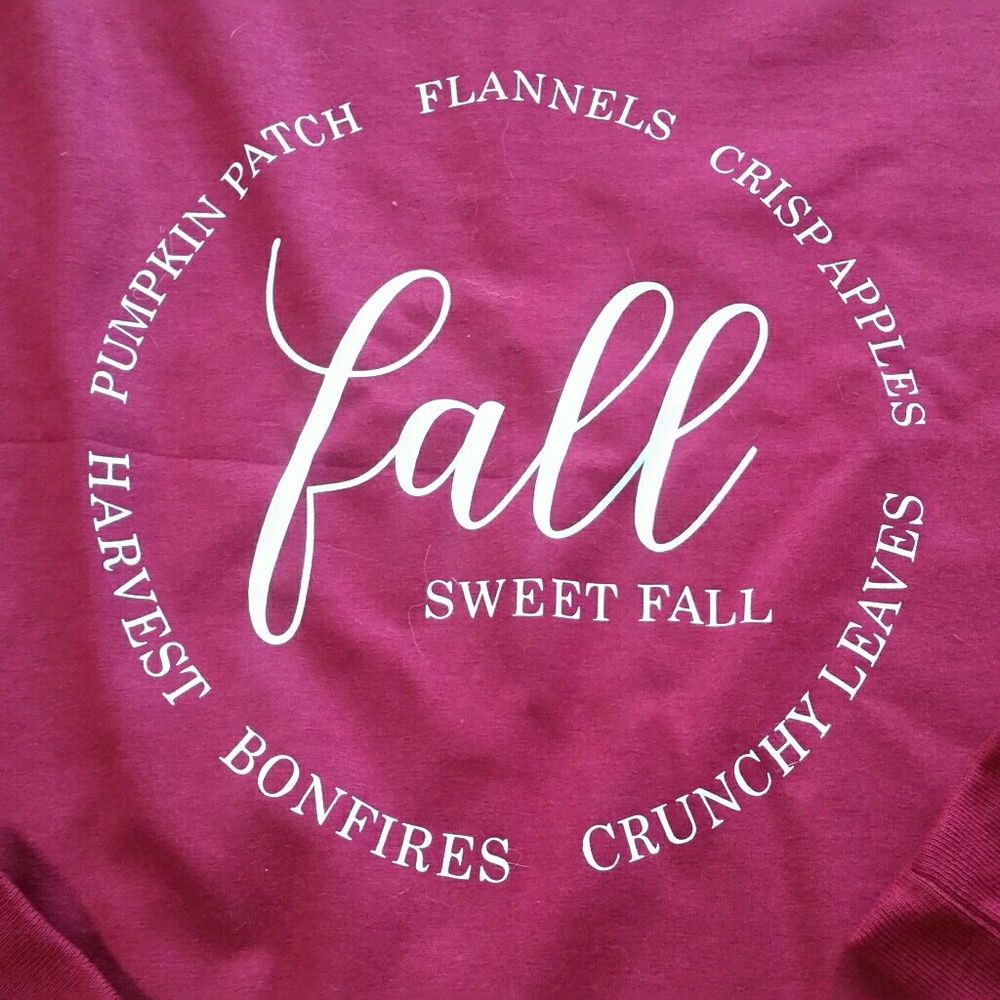 Fall, flannels, bonfires harvest long sleeve shirt